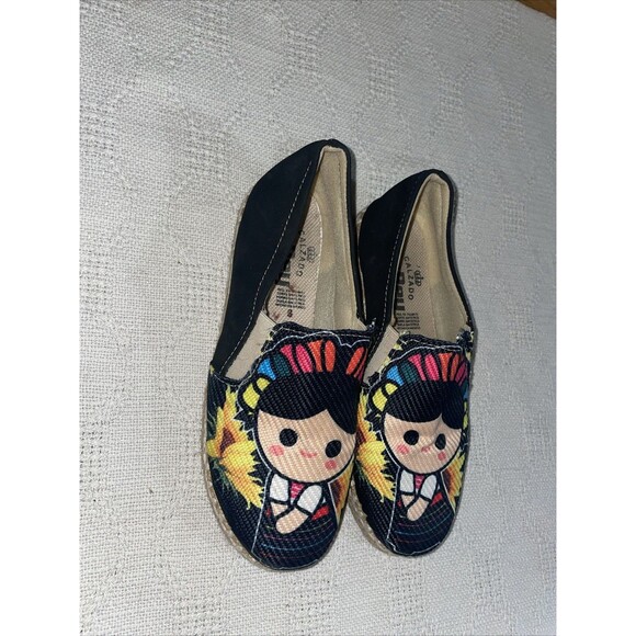 Calzado Sarey Women’s Casual Espadrilles Size 4 M Multicolor Canvas Beach Cruise - Picture 4 of 12